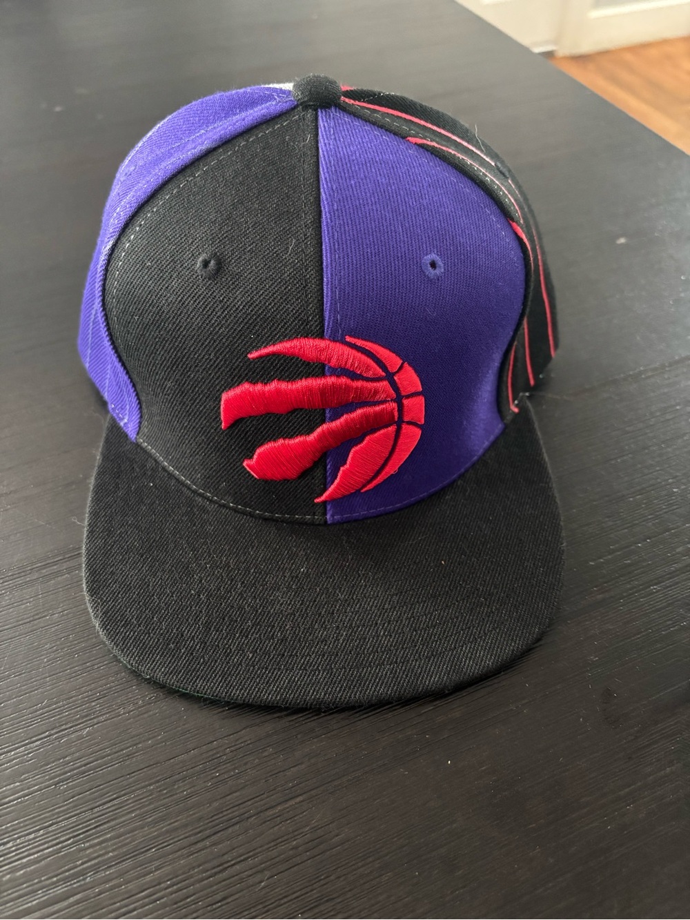 Mitchell & Ness Toronto Raptors "What The" Pinstripe Snapback hat cap NBA NWOT